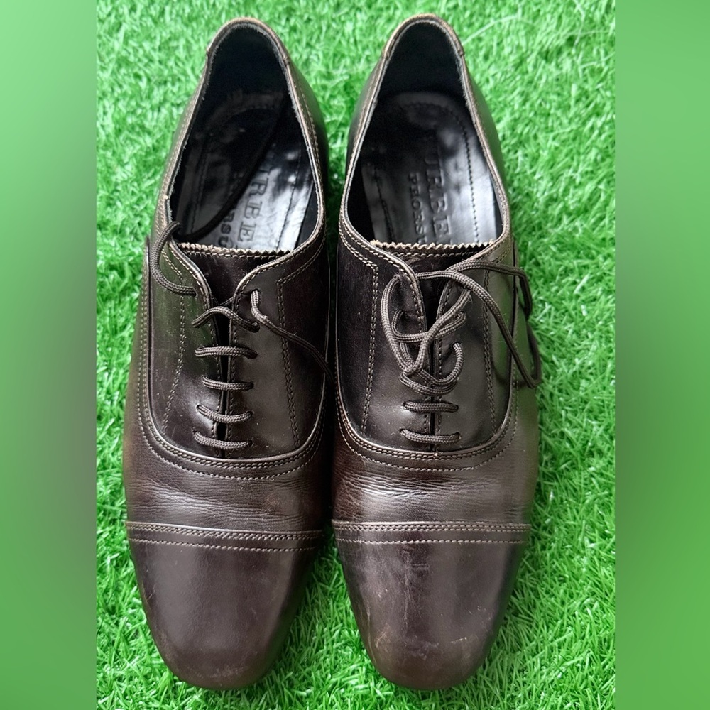 Burberry Men's‎ Brown Leather Dress Shoes Size 40